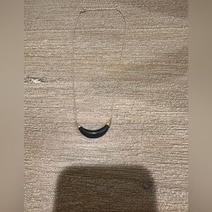 Alexis Bittar Crescent Lucite Necklace